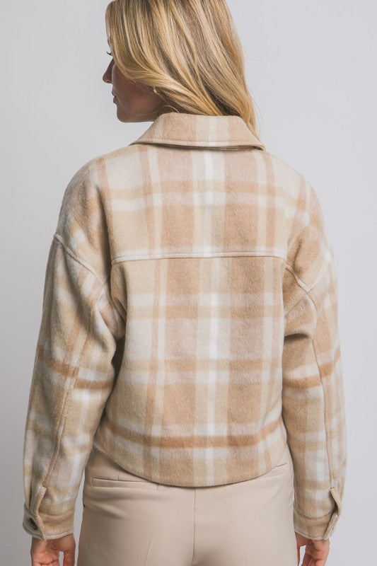 Jessie Cropped Shacket
