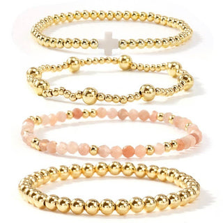 Cross Bracelet Stack - Wild Lavender Boutique