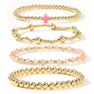 Cross Bracelet Stack - Wild Lavender Boutique