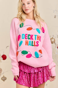 Deck The Halls Holiday Knit Sweater