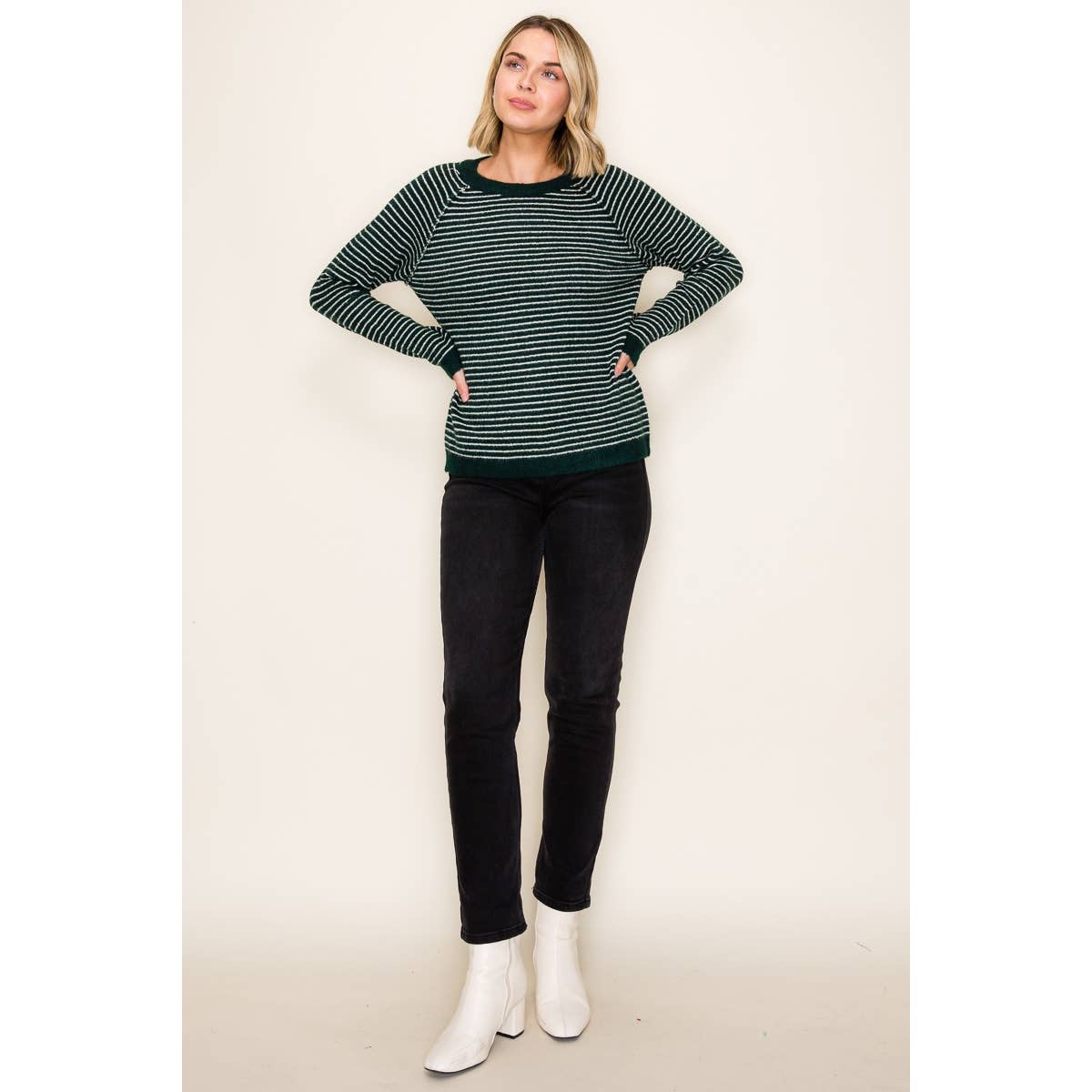 Scarla Striped Sweater