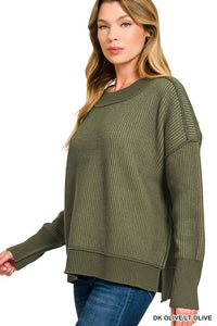 B.F. Exposed Two Tone Sweater