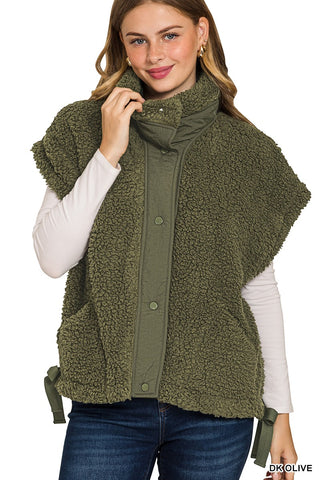 Harlow Oversized Sherpa Vest