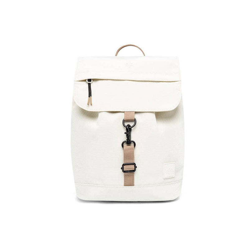 Scout Mini Backpack – lightweight, water-resistant, and eco-friendly bag made from OXFORD RPET fabric. Features adjustable cotton straps, a spacious main compartment, a quick-access flap pocket, and a hidden security pocket. Perfect for everyday use, school, or travel.