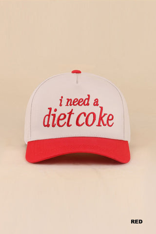 Diet Coke Two-Toned Canvas Hat