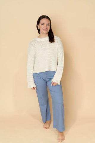 Drew Cropped Wide Leg Pant - Wild Lavender Boutique