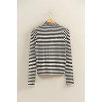 Ina Striped Turtleneck