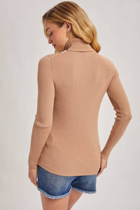 Essential Ribbed Turtleneck Sweater