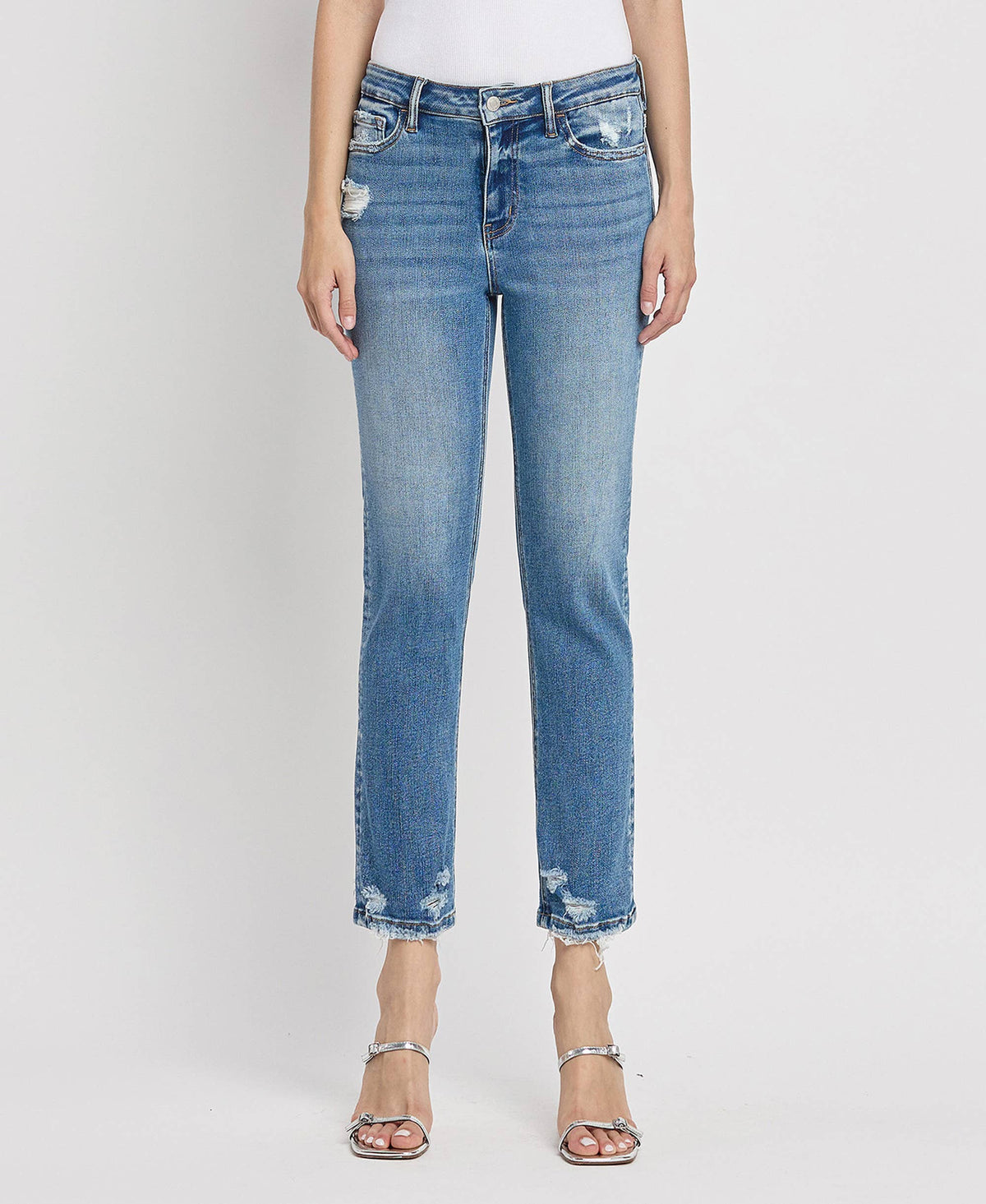 Lovervet High Rise Slim Straight jeans