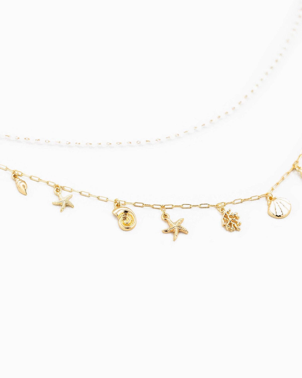 Maxi Sea Life Charm Layered Necklace