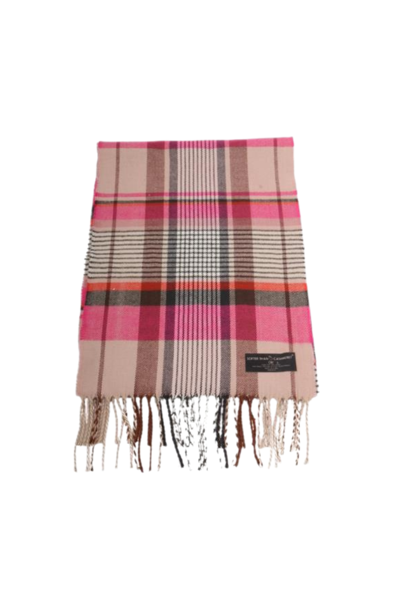 Softer than Cashmere PLAID BUFF Vegan Cashmere Touch Scarves