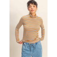 Ina Striped Turtleneck