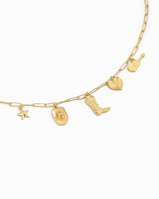 Rustic Western Icon Charm Necklace