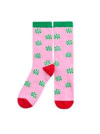 PEPPERMINT SOCKS,PINK