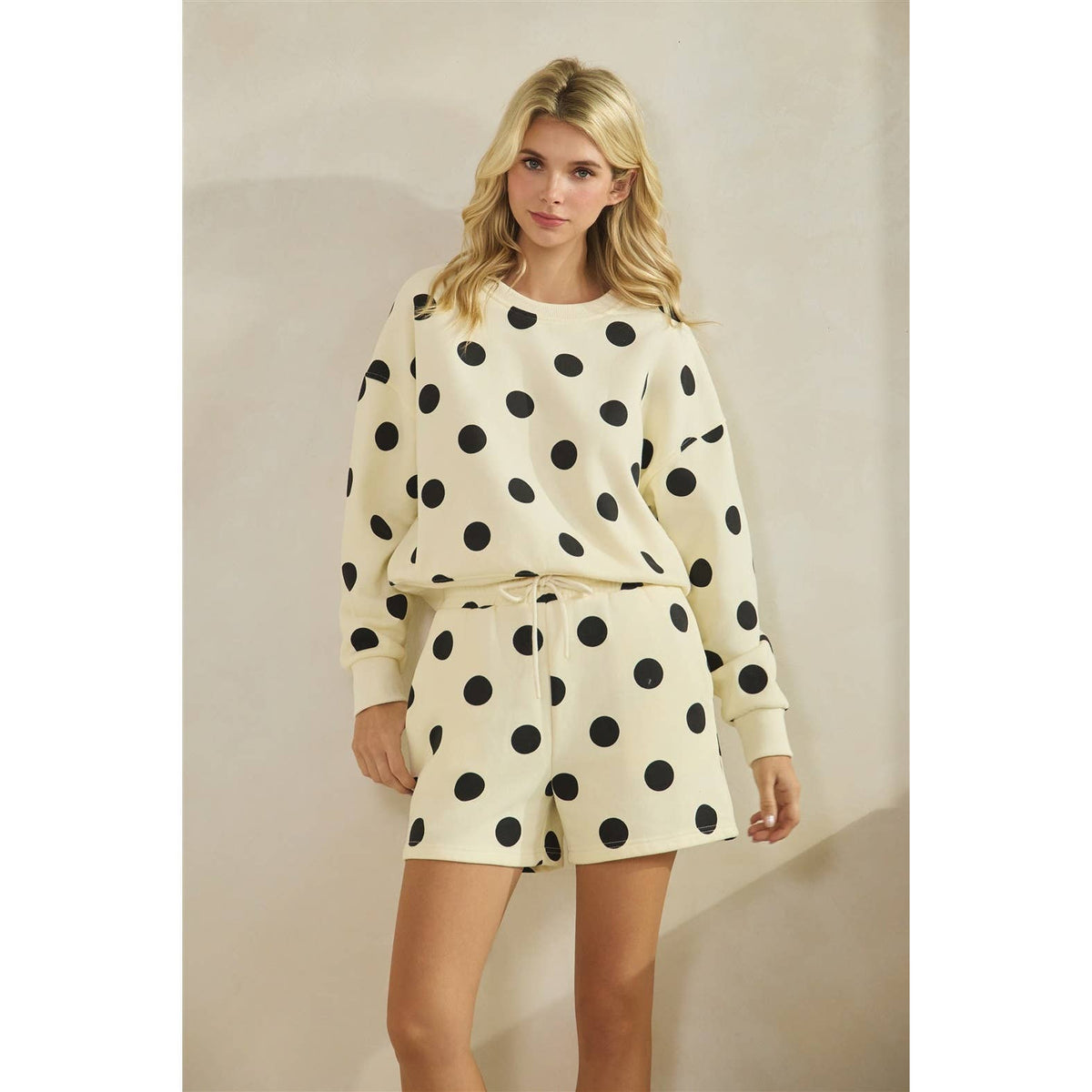 Polka Dot Sweatshorts