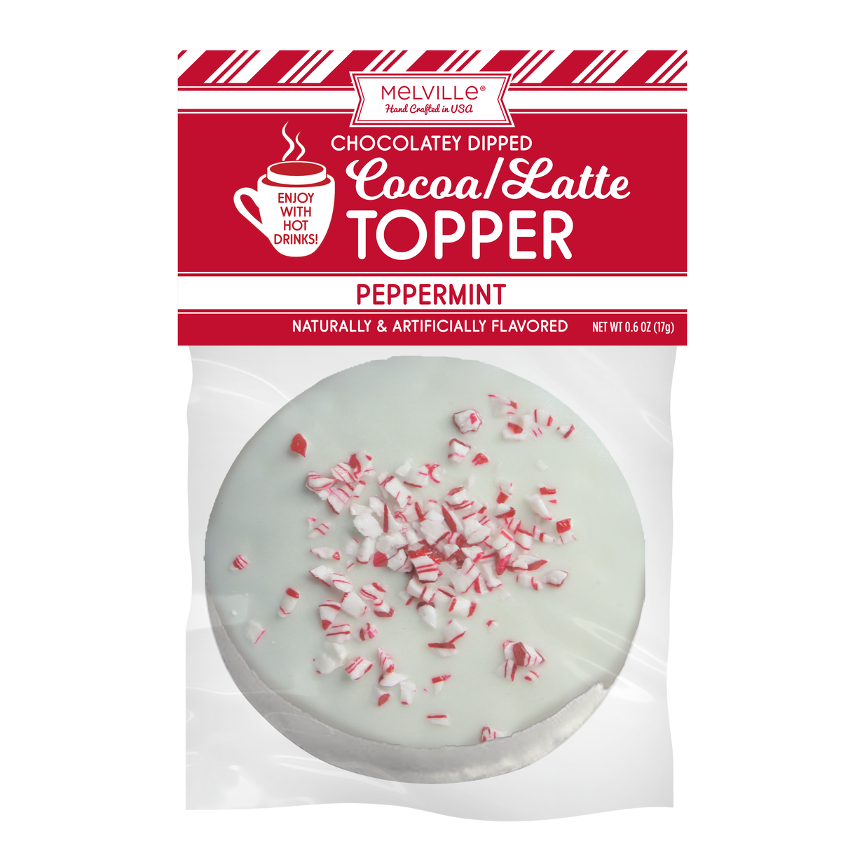 White Chocolate Peppermint Marshmallow Toppers