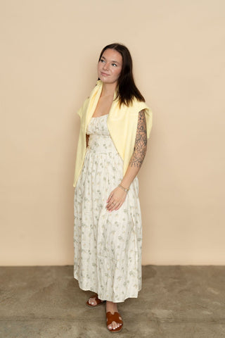 Fran Floral Midi Dress - Wild Lavender Boutique