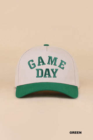 Game Day Two-Toned Canvas Hat - Green