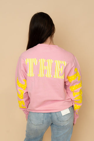 God Is Good All The Time Sweatshirt - Pink - Wild Lavender Boutique