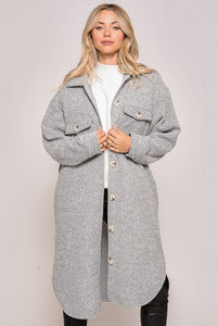 B.F. Long Waffle Jacket