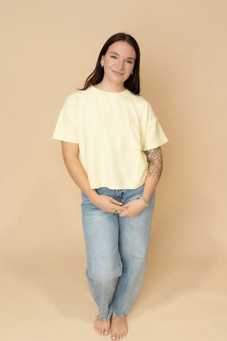 Harlow Ribbed Short Sleeve Knit Top - Wild Lavender Boutique