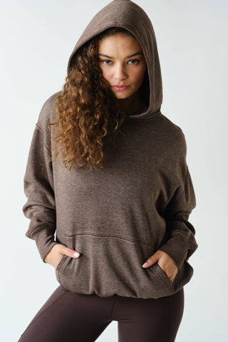 Harper Burnout Bliss Fleece Hoodie - Wild Lavender Boutique