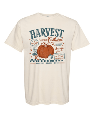 Harvest Fest Graphic Tee - Ivory - Wild Lavender Boutique