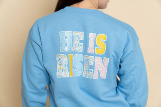 He is Risen Graphic Sweatshirt - Wild Lavender Boutique