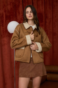 Loni Shearing Suede Jacket