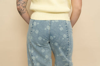 Langley Dandelion Denim Jeans - Wild Lavender Boutique