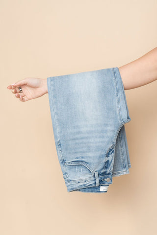 Loververt High Rise Barrel Jeans - Light Wash - Wild Lavender Boutique