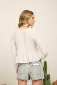 Lulu Floral Eyelet Top