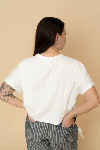 Mel Short Sleeve Knit Henley - Wild Lavender Boutique