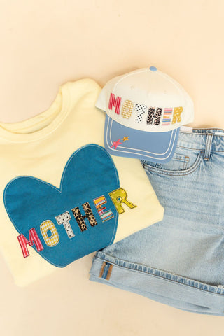 Mother's Love Sweatshirt - Yellow - Wild Lavender Boutique