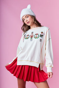 Nutcracker & Wreath Sweatshirt