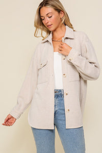 Tracy Button Down Soft Shacket