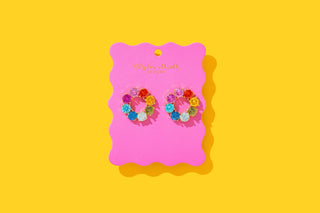 Paige Colorful Gem Drop Earrings - Wild Lavender Boutique
