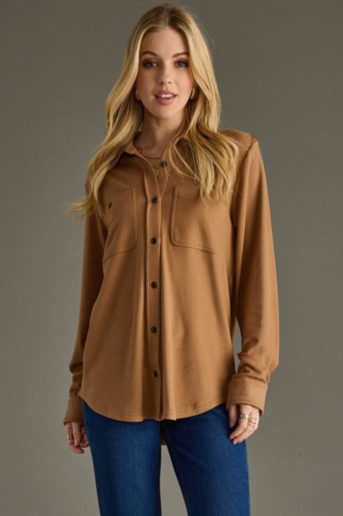 Kammy Button Up Top