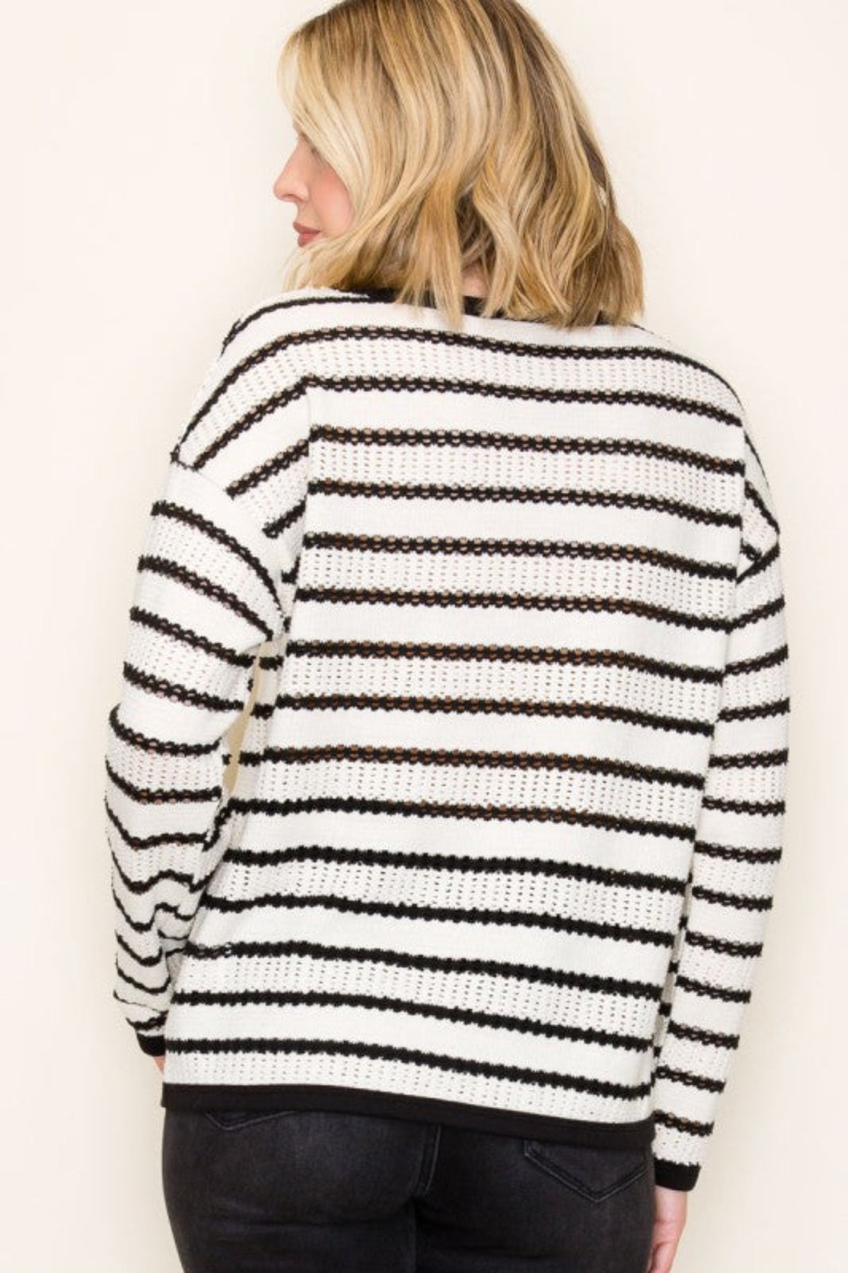 Peggy Pointelle Sweater