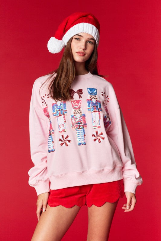 Nutcracker Sequin Sweatshirt