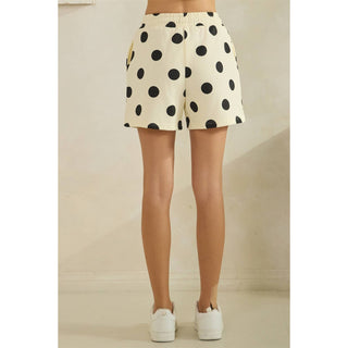 Polka Dot Sweatshorts - Wild Lavender Boutique