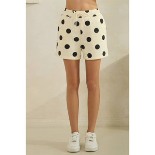 Polka Dot Sweatshorts - Wild Lavender Boutique