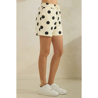 Polka Dot Sweatshorts - Wild Lavender Boutique