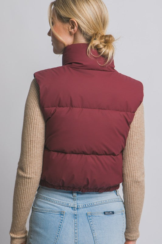 Braxton Cropped Puffer Vest