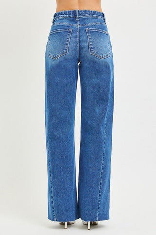 Risen Relaxed Jeans with Drawstring - Wild Lavender Boutique