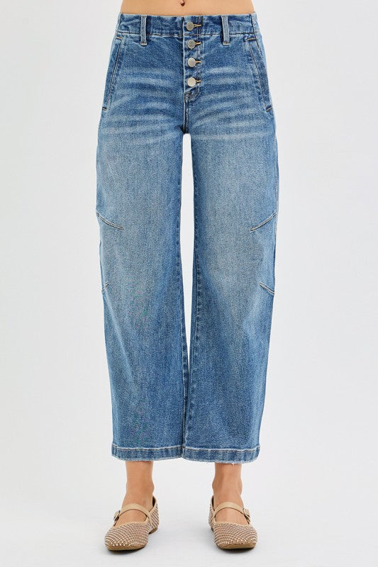 Risen Barrel Jeans