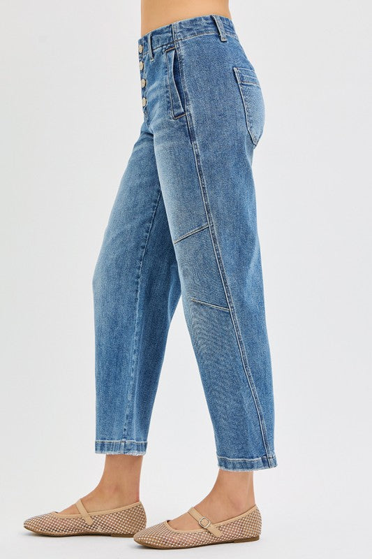 Risen Barrel Jeans