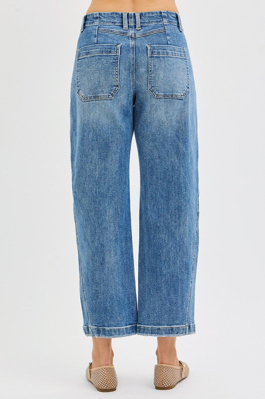Risen Barrel Jeans