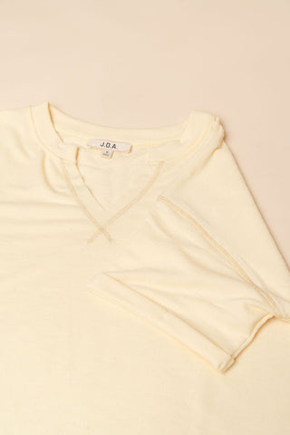 Robbie Knit Top - Butter Yellow - Wild Lavender Boutique