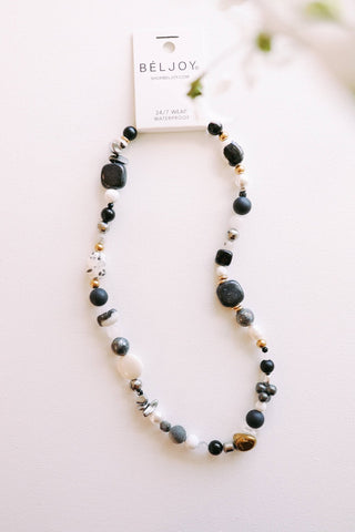 Stevie Neutral Beaded Necklace - Wild Lavender Boutique
